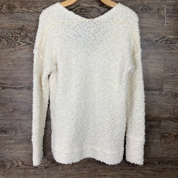 Abercrombie Cream Boucle Sweater - Picture 3 of 8